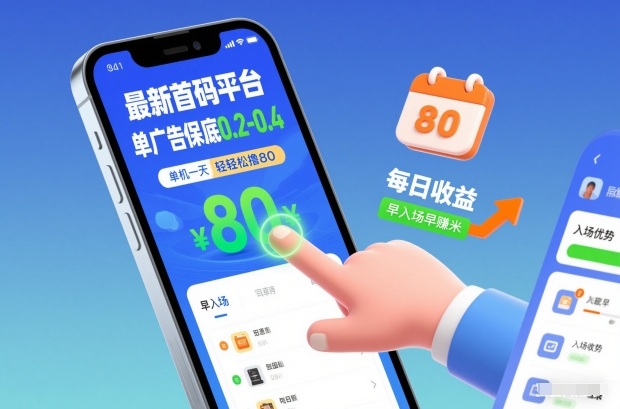 最新首码平台，单广告保底0.2-0.4，单机一天轻松撸80，早入场早賺米【揭秘】-搞薯条网