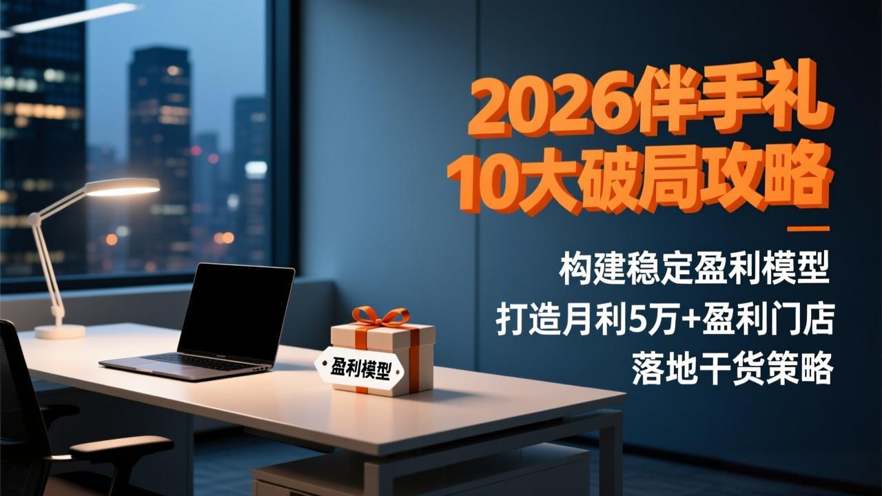 2026伴手礼10大破局攻略：构建稳定盈利模型，打造月利5万+盈利门店，落地干货策略-搞薯条网